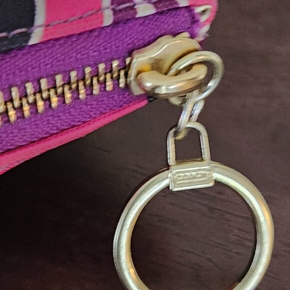 Euc Coach Poppy Graffitti Pop Art Signature Tote Bag w/Wallet - Picture 13 of 17